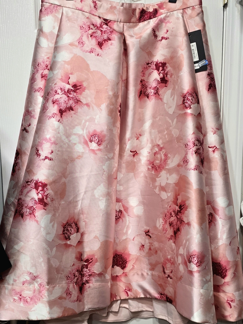Muse Pink Floral Midi Skirt